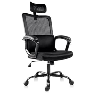 EDX Office Chair, Ergonomic Mesh Desk Chair, High Back Swivel Task Executive Computer Chair Padding for $90