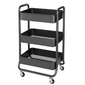 The Big One 3-Shelf Rolling Cart for $38