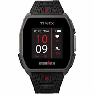 TIMEX IRONMAN R300 GPS Smartwatch with Heart Rate 41mm Dark Gray with Black Silicone Strap for $116 TIMEX IRONMAN R300 GPS Smartwatch with Heart Rate 41mm Dark Gray with Black Silicone Strap for $116
