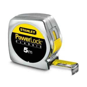 Stanley 1-33-195 Power lock Tape Measure with end hook without hole, Silver for $50