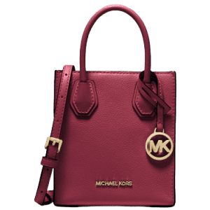 Michael Michael Kors Mercer Extra-Small Pebbled Leather Crossbody Bag for $79