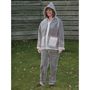 Boulder Creek Clear Vinyl Rain Suit for $4 Boulder Creek Clear Vinyl Rain Suit for $4