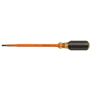 Klein Tools 601-7-INS 3/16-Inch Insulated Cabinet Tip Screwdriver with 7-Inch Shank for $20