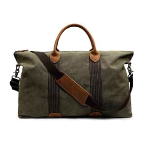 S-Zone Canvas Duffel Bag for $23