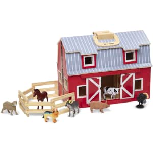 Melissa Shoes Melissa & Doug Wooden Fold & Go Barn for $38 Melissa Shoes Melissa & Doug Wooden Fold & Go Barn for $38