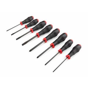 TEKTON Phillips/Slotted High-Torque Screwdriver Set, 8-Piece (#0-#3, 1/8-5/16 in.) - Black Oxide for $44