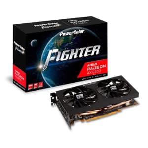 PowerColor Fighter AMD Radeon RX 6600 Graphics Card with 8GB GDDR6 Memory for $340