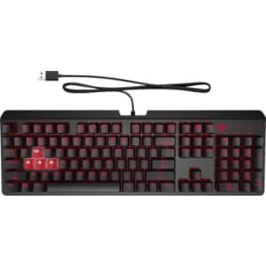 HP Omen Encoder Full-Size Wired Gaming Mechanical Keyboard for $40 in cart