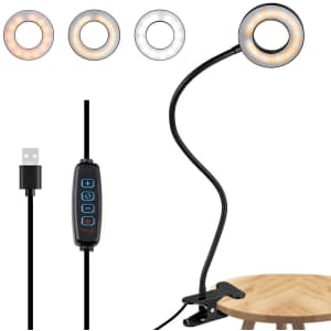 Xbuyee Clip On LED Ring Light for $17 Xbuyee Clip On LED Ring Light for $17