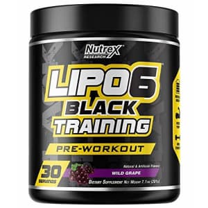 Nutrex Research Lipo-6 Black Training Pre-Workout | High Stim Pre-Workout for Enhanced Energy, for $25