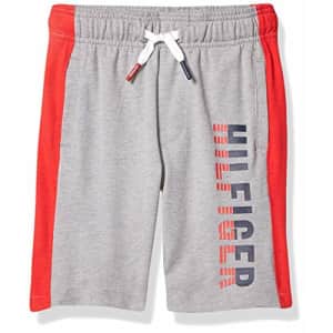 Tommy Hilfiger Kids Boys' Logo Drawstring Pull-On Short, Grey Heather, 2T for $55 Tommy Hilfiger Kids Boys' Logo Drawstring Pull-On Short, Grey Heather, 2T for $55
