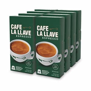 Don Francisco Caf La Llave Espresso Capsules, Intensity 11-Recylable Coffee Pods Compatible with Nespresso for $59 Don Francisco Caf La Llave Espresso Capsules, Intensity 11-Recylable Coffee Pods Compatible with Nespresso for $59
