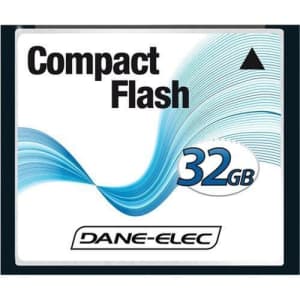 Dane Elec Canon EOS 7D Digital Camera Memory Card 32GB CompactFlash Memory Card for $40 Dane Elec Canon EOS 7D Digital Camera Memory Card 32GB CompactFlash Memory Card for $40