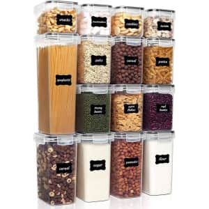 Airtight Food Storage Container Set 15-Pack for $24