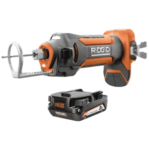 Ridgid 18V Drywall Cut-Out Tool with 18V 2.0 Ah Lithium-Ion Battery for $79