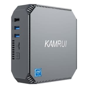 Kamrui Celeron J3455 Mini Desktop PC for $188