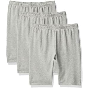 The Children's Place Girls Bike Shorts 3-Pack, H/T Grey, XXL(16) for $18 The Children's Place Girls Bike Shorts 3-Pack, H/T Grey, XXL(16) for $18