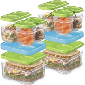 Rubbermaid LunchBlox Sandwich Kit & Snack Containers 2-Pack for $23 Rubbermaid LunchBlox Sandwich Kit & Snack Containers 2-Pack for $23