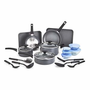 BELLA 21 Piece Cook Bake and Store Set, Kitchen Essentials for First or New Apartment, Assorted Non for $79
