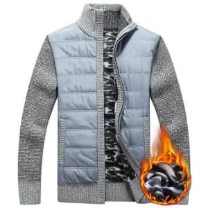 Men's Sweater Jacket for $15