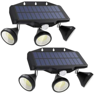 Nowes Solar Security Lights 2-Pack for $17 Nowes Solar Security Lights 2-Pack for $17