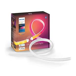 Philips Hue Bluetooth Gradient Ambiance Smart Lightstrip 3ft Extension NO Plug, (Muticolor Strip, for $43