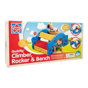 Grow'n Up 3-in-1 Climber, Rocker & Bench for $66 Grow'n Up 3-in-1 Climber, Rocker & Bench for $66