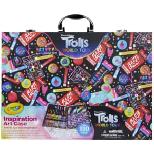 Crayola 110-Piece Trolls World Tour Art Case for $23 Crayola 110-Piece Trolls World Tour Art Case for $23