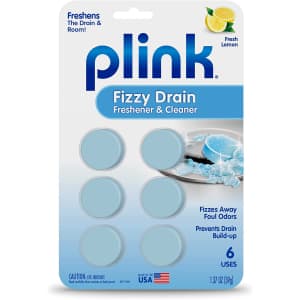 Plink Fizzy Drain Freshner for $4