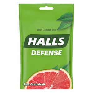 Halls Defense Pink Grapefruit Vitamin C Drops - with Immune Support - 30 Drops for $6