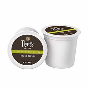 Peet's Coffee Decaf House Blend, Dark Roast, 16 Count Single Serve K-Cup Decaffeinated Coffee Pods for $23 Peet's Coffee Decaf House Blend, Dark Roast, 16 Count Single Serve K-Cup Decaffeinated Coffee Pods for $23