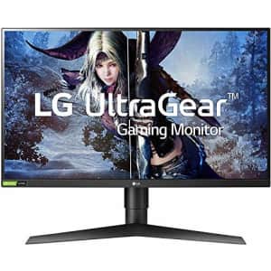 LG 27GL850-B 27 Inch Ultragear QHD Nano IPS 1ms NVIDIA G-Sync Compatible Gaming Monitor, Black for $305