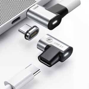 DuHeSin USB-C Magnetic Adapter 2-Pack for $12