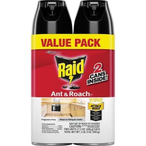 Raid Ant & Roach Killer 2-Pack for $5.67 via Sub & Save