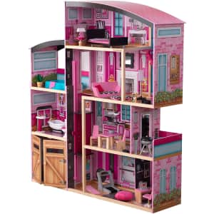 KidKraft Shimmer Mansion Wooden Dollhouse for $113 KidKraft Shimmer Mansion Wooden Dollhouse for $113