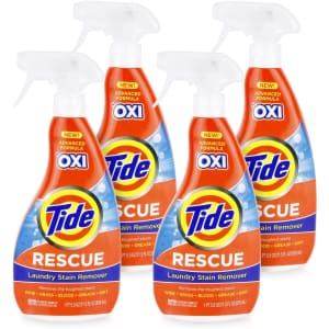 Tide + Oxi Rescue 21.5-oz. Laundry Stain Remover 4-Pack for $26