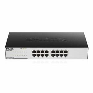 D-Link Ethernet Switch, 16 Port Gigabit Unmanaged Network Internet Hub Desktop Rackmount, Plug N for $91