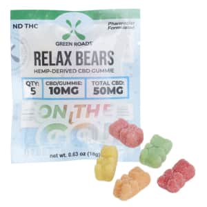 Green Roads 50mg CBD Relax Bears Gummies for $5 Green Roads 50mg CBD Relax Bears Gummies for $5