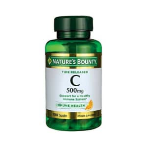 Nature's Bounty, C-500 mg Time Release Capsules, 100 ct for $8
