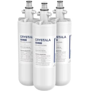 Crystala Replacement Water Filter 3-Pack for LG LT700P for $26 Crystala Replacement Water Filter 3-Pack for LG LT700P for $26