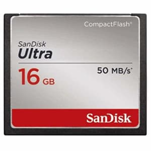 SanDisk Ultra 16GB CompactFlash Memory Card Speed Up To 50MB/s- SDCFHS-016G-G46 for $37 SanDisk Ultra 16GB CompactFlash Memory Card Speed Up To 50MB/s- SDCFHS-016G-G46 for $37