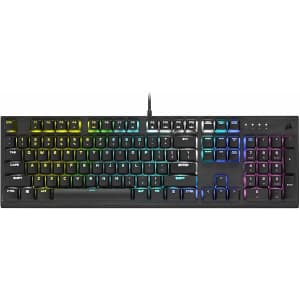Corsair K60 RGB Pro Low Profile Mechanical Gaming Keyboard for $45