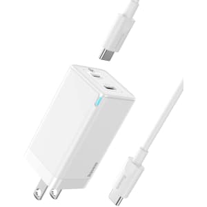 Baseus 45W GaN Dual Port USB-C Charger for $25 Baseus 45W GaN Dual Port USB-C Charger for $25