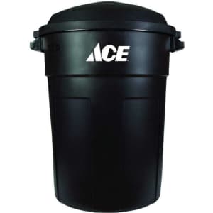 Ace 32-Gallon Plastic Garbage Can w/ Lid for $21 or less for Ace Rewards members