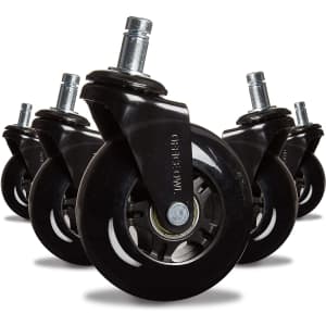 Office Owl Office Chair Wheel Caster 5-Pack for $23 Office Owl Office Chair Wheel Caster 5-Pack for $23
