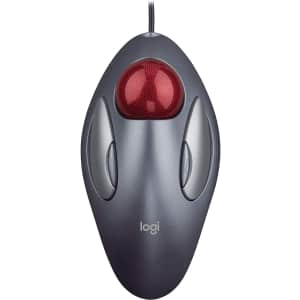 Logitech Trackman Marble Wired Ergonomic Mouse for $50