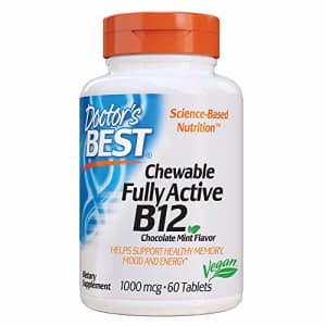 Doctor's Best Chewable Fully Active B12 Chocolate Mint Flavor, Memory, Mood, Circulation & for $13