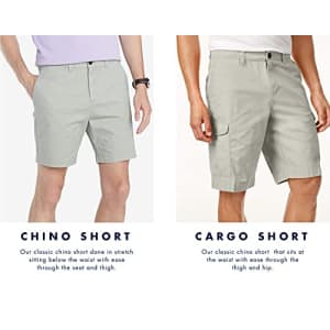 Tommy Hilfiger Men's Big & Tall 6 Pocket Stretch Cotton Cargo Shorts, Chino, 44-Big for $40
