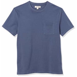 Amazon Brand - Goodthreads Men's Heavyweight Oversized Short-Sleeve Crewneck T-Shirt, Denim Blue, for $15