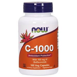 NOW Foods Supplements, Vitamin C-1,000 with 100 mg of Bioflavonoids, Antioxidant Protection*, 100 for $19